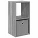 Noptieră cu sertar Gri Sonoma 30,5 x 27 x 59,5 cm Lemn compozit - WALTI WALTI