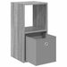 Noptieră cu sertar Gri Sonoma 30,5 x 27 x 59,5 cm Lemn compozit - WALTI WALTI