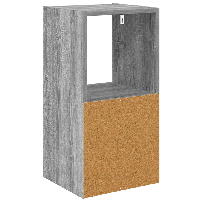 Noptieră 2 pcs Gri Sonoma 30,5 x 27 x 59,5 cm Lemn compozit - WALTI WALTI