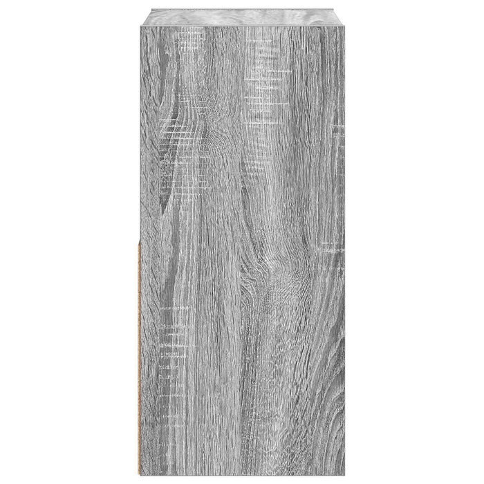 Noptieră 2 pcs Gri Sonoma 30,5 x 27 x 59,5 cm Lemn compozit - WALTI WALTI