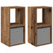 Noptieră 2 pcs Lemn vechi 30,5 x 27 x 59,5 cm Lemn compozit - WALTI WALTI