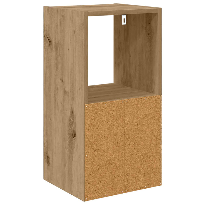 Noptieră Stejar Artizanal 30,5 x 27 x 59,5 cm Lemn compozit - WALTI WALTI