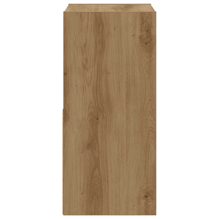 Noptieră Stejar Artizanal 30,5 x 27 x 59,5 cm Lemn compozit - WALTI WALTI