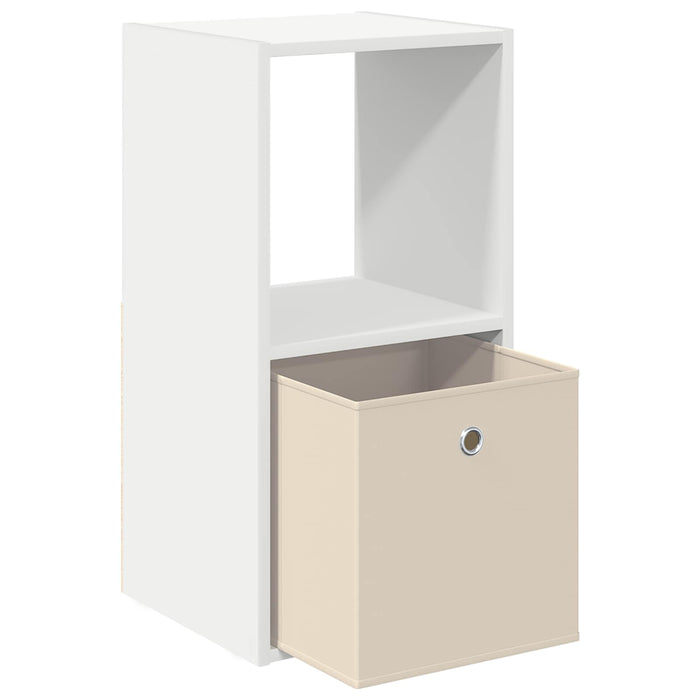 Noptieră cu sertar 2 pcs Alb 35 x 32 x 68,5 cm Lemn compozit - WALTI WALTI