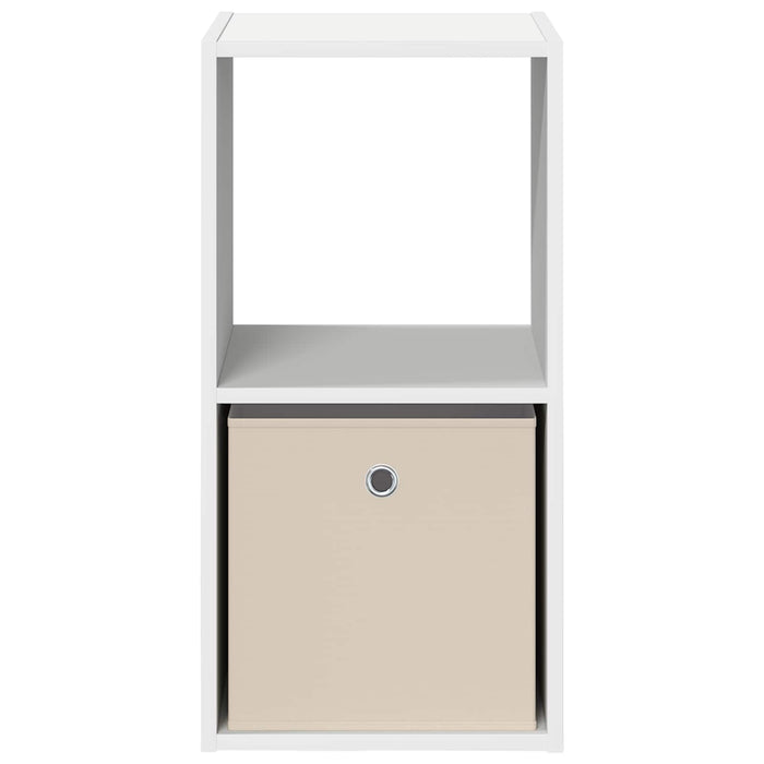 Noptieră cu sertar 2 pcs Alb 35 x 32 x 68,5 cm Lemn compozit - WALTI WALTI