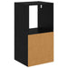 Noptieră cu sertar Stejar Negru 35 x 32 x 68,5 cm Lemn compozit - WALTI WALTI