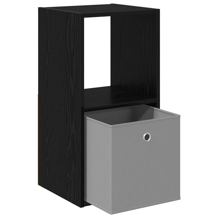 Noptieră 2 pcs Stejar Negru 35 x 32 x 68,5 cm Lemn compozit - WALTI WALTI