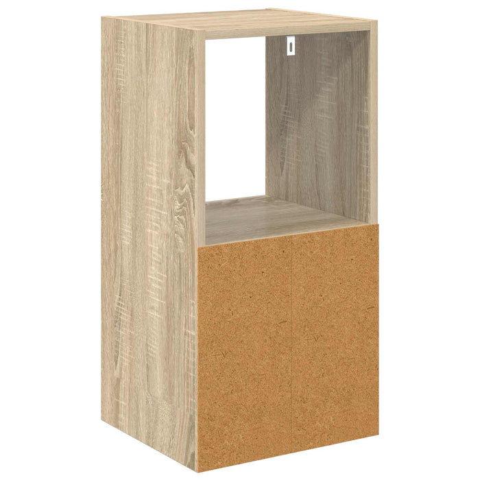 Noptieră Stejar Sonoma 35 x 32 x 68,5 cm Lemn compozit - WALTI WALTI