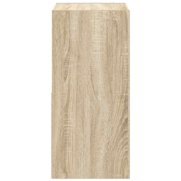 Noptieră Stejar Sonoma 35 x 32 x 68,5 cm Lemn compozit - WALTI WALTI