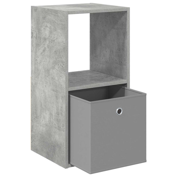 Noptieră Gri din beton 35 x 32 x 68,5 cm Lemn compozit - WALTI WALTI