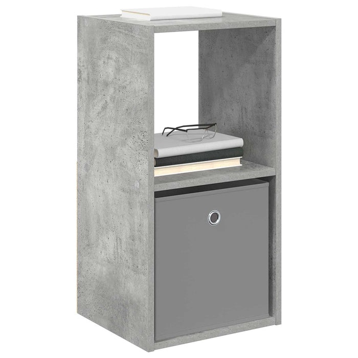 Noptieră Gri din beton 35 x 32 x 68,5 cm Lemn compozit - WALTI WALTI