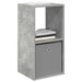 Noptieră Gri din beton 35 x 32 x 68,5 cm Lemn compozit - WALTI WALTI