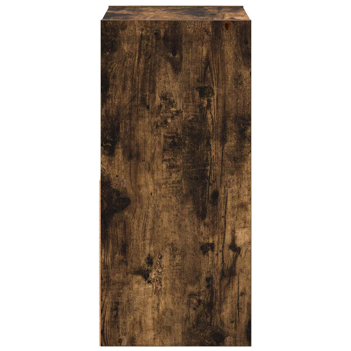 Noptieră 2 pcs Stejar fumuriu 35 x 32 x 68,5 cm Lemn compozit - WALTI WALTI