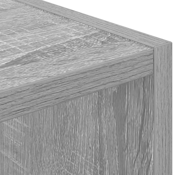 Noptieră cu sertar Gri Sonoma 35 x 32 x 68,5 cm Lemn compozit - WALTI WALTI