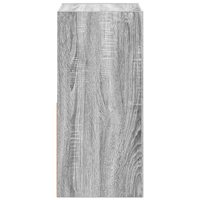 Noptieră cu sertar Gri Sonoma 35 x 32 x 68,5 cm Lemn compozit - WALTI WALTI