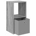 Noptieră 2 pcs Gri Sonoma 35 x 32 x 68,5 cm Lemn compozit - WALTI WALTI