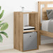 Noptieră 2 pcs Stejar Artizanal 35 x 32 x 68,5 cm Lemn compozit - WALTI WALTI