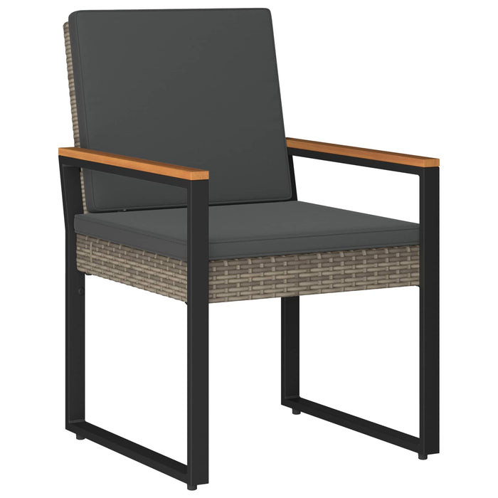 Set de Mobilier pentru Exterior 4 pcs Gri și gri închis - WALTI WALTI