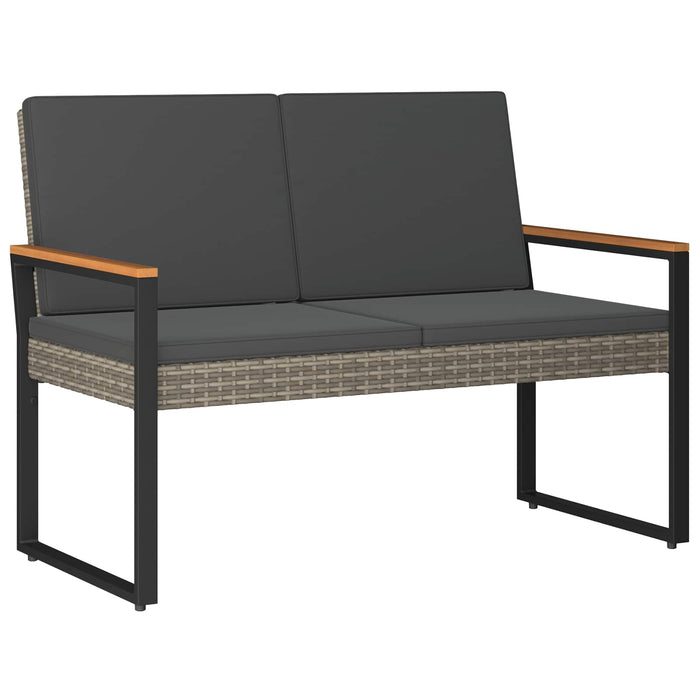 Set de Mobilier pentru Exterior 4 pcs Gri și gri închis - WALTI WALTI