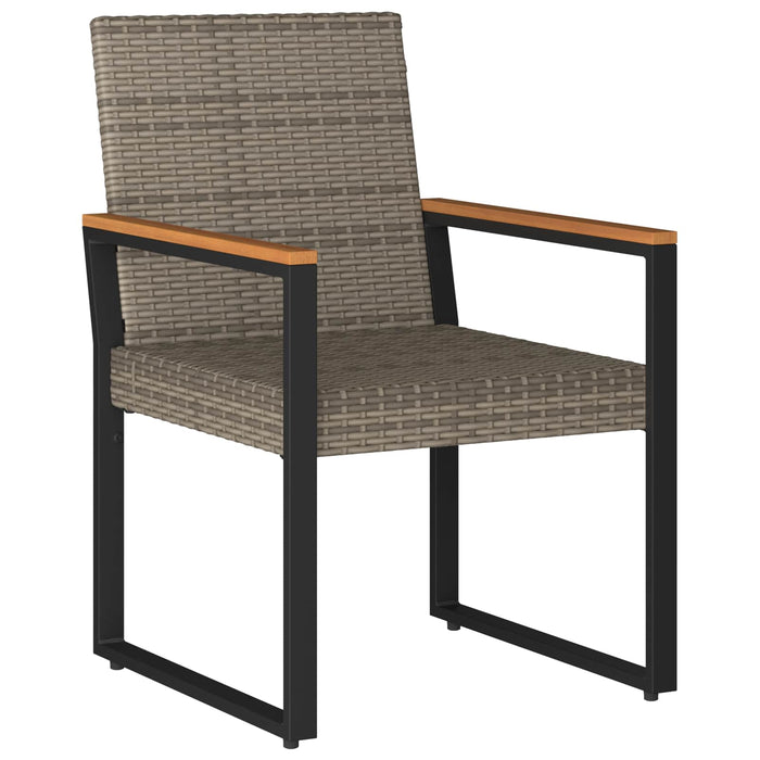 Set de Mobilier pentru Exterior 4 pcs Gri și albastru marin - WALTI WALTI