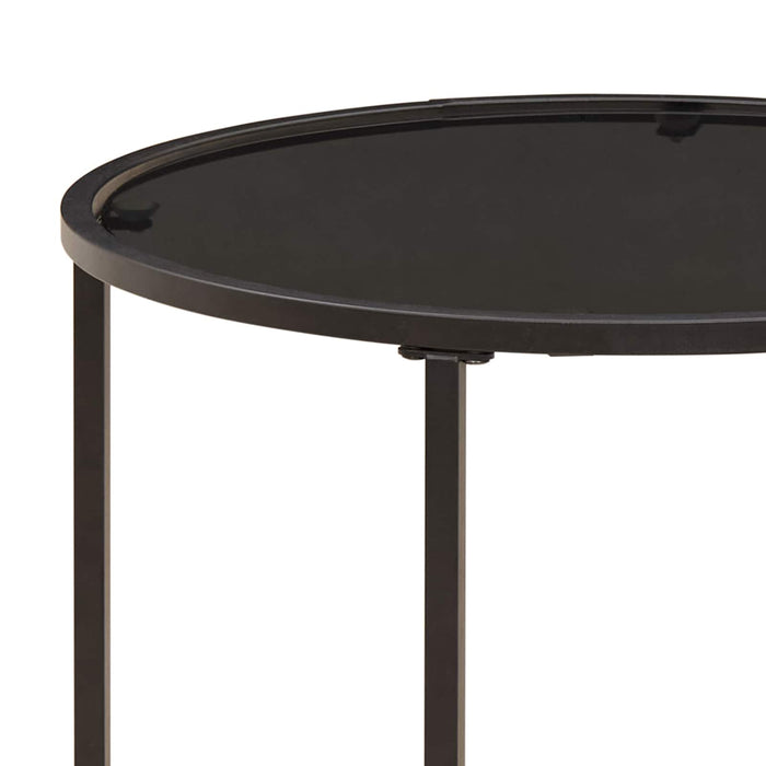 Set de măsuțe de cafea 2 pcs 55 x 55 x 45 cm oțel WALTI