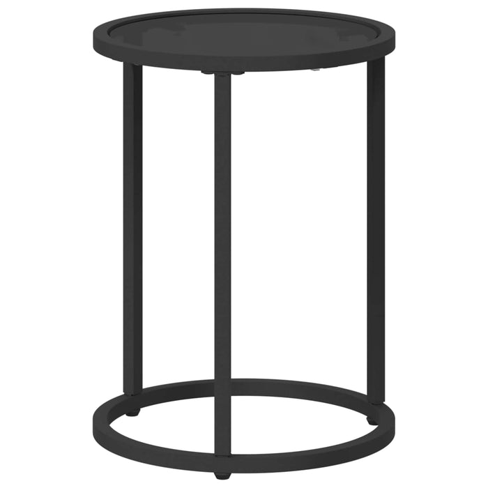Set de măsuțe de cafea 2 pcs 55 x 55 x 45 cm oțel WALTI
