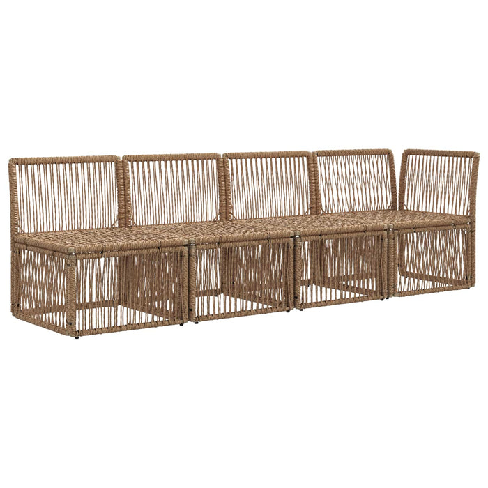 Sofa cu 4 locuri și braț stâng 4 pcs 4-Număr de locuri Bej WALTI