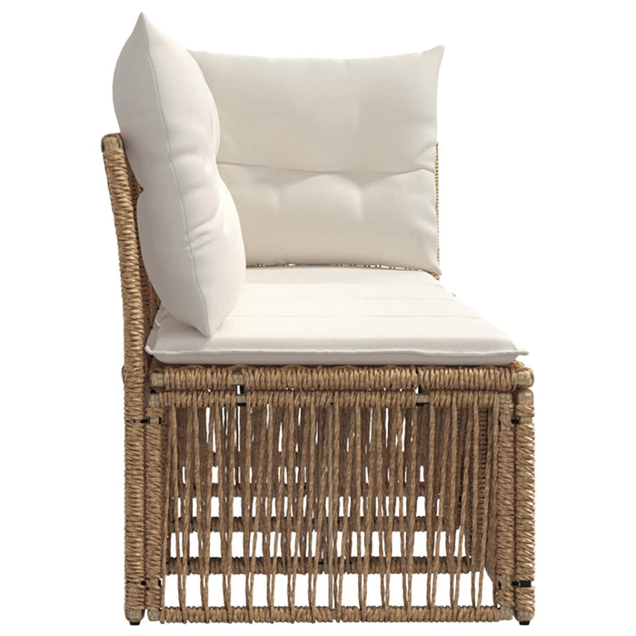 Sofa cu 4 locuri și braț stâng 4 pcs 4-Număr de locuri Bej WALTI