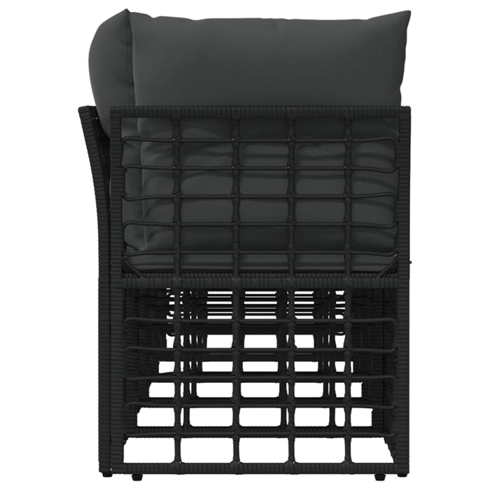 Canapea de grădină cu 4 locuri și braț stâng 4 pcs WALTI
