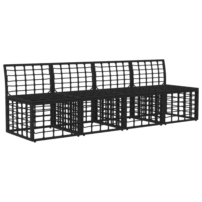 Canapea de grădină cu 4 locuri fără brațe 4 pcs WALTI