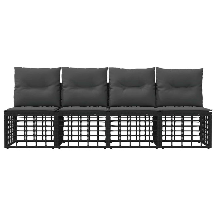 Canapea de grădină cu 4 locuri fără brațe 4 pcs WALTI
