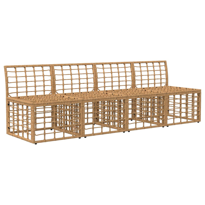 Canapea de grădină cu 4 locuri fără brațe 4 pcs WALTI