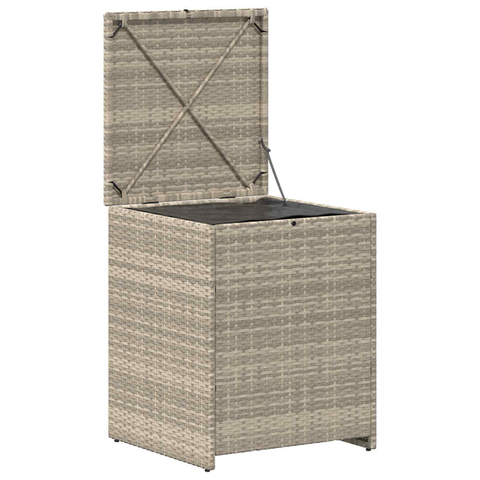 Cutie pentru perne Gri deschis 55 x 55 x 69 cm poliratan - WALTI WALTI