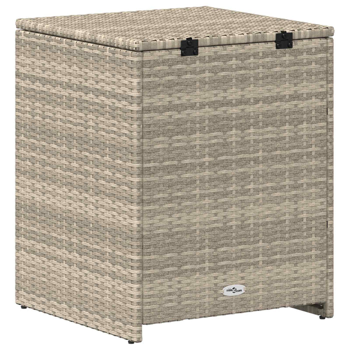 Cutie pentru perne Gri deschis 55 x 55 x 69 cm poliratan - WALTI WALTI