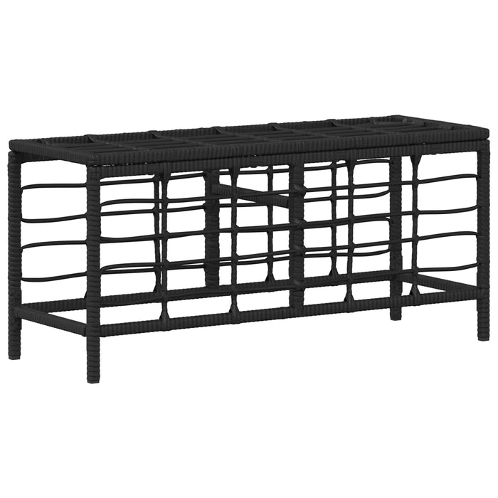 Set de masă pentru grădină cu pernă 3 pcs Negru și Gri - WALTI WALTI
