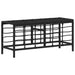 Set de masă pentru grădină cu pernă 3 pcs Negru și Gri - WALTI WALTI