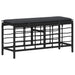 Set de masă pentru grădină cu pernă 3 pcs Negru și Gri - WALTI WALTI