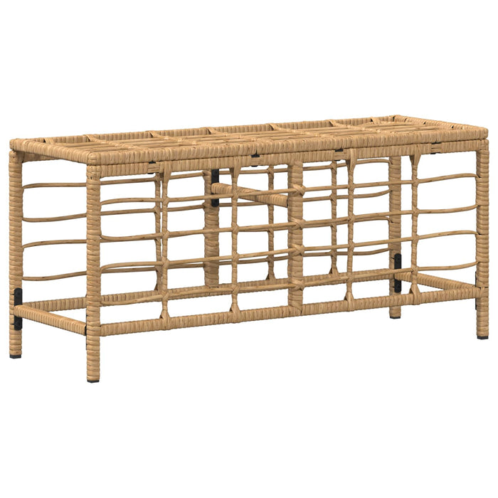 Set de masă pentru grădină cu pernă 3 pcs Natur și Alb - WALTI WALTI