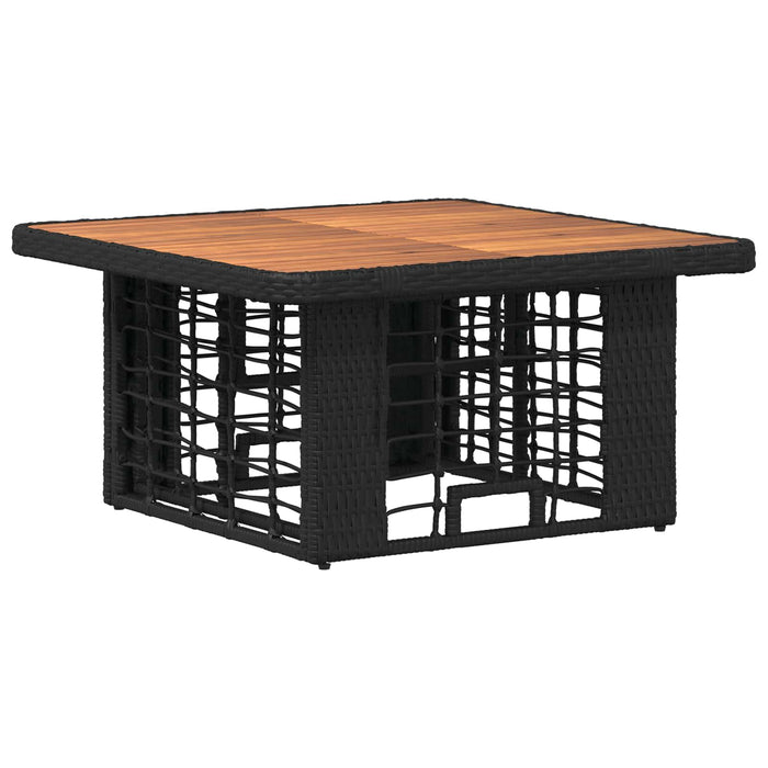 Set de masă pentru grădină cu pernă 3 pcs Negru și Gri - WALTI WALTI