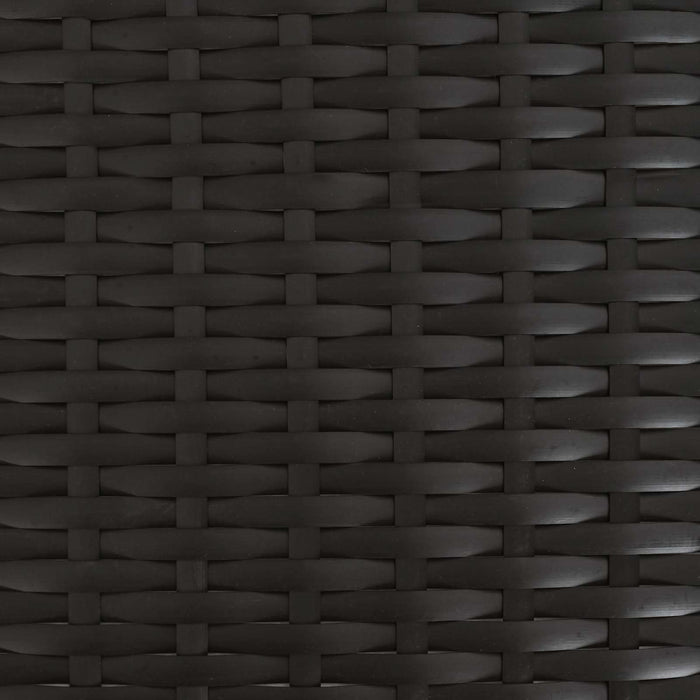 Set de masă pentru grădină cu pernă 3 pcs Negru și Gri - WALTI WALTI