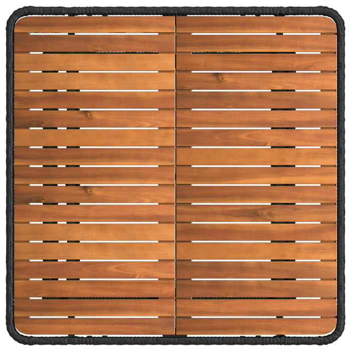 Set de masă pentru grădină cu pernă 3 pcs Negru și Gri - WALTI WALTI