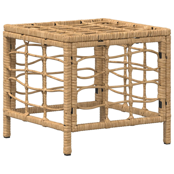 Set de masă pentru grădină cu pernă 3 pcs Natur și Alb - WALTI WALTI