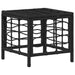 Set de masă pentru grădină cu pernă 3 pcs Negru și Gri - WALTI WALTI