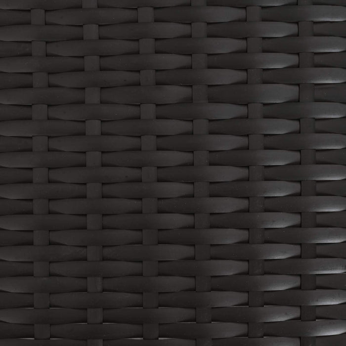 Set de masă pentru grădină cu pernă 3 pcs Negru și Gri - WALTI WALTI