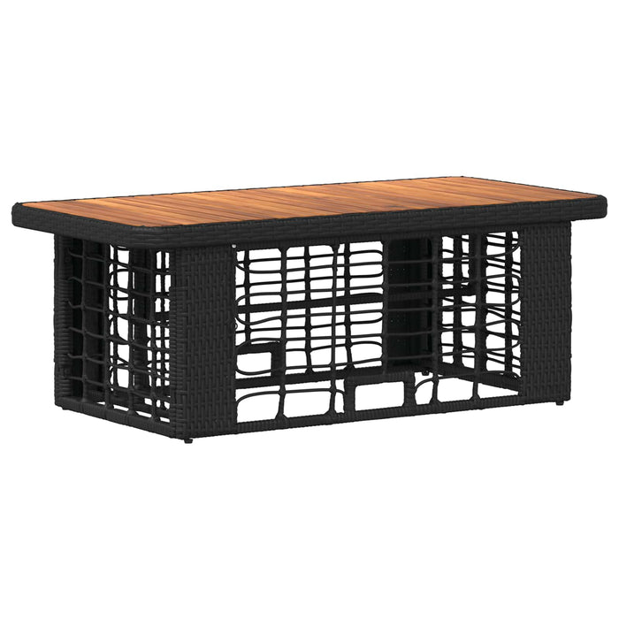 Set de masă pentru grădină cu pernă 4 pcs Negru și Gri - WALTI WALTI