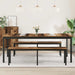 Mese de sufragerie 2 pcs 200 x 100 x 75 cm Lemn compozit - WALTI WALTI