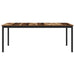 Mese de sufragerie 2 pcs 200 x 100 x 75 cm Lemn compozit - WALTI WALTI
