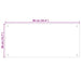 Spate de bucătărie 2 pcs Alb 90 x 40 cm sticlă securizată - WALTI WALTI