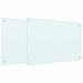 Spate de bucătărie 2 pcs Alb 90 x 60 cm sticlă securizată - WALTI WALTI