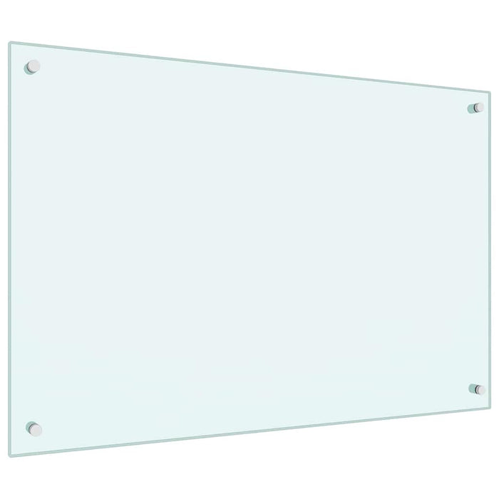 Spate de bucătărie 2 pcs Alb 90 x 60 cm sticlă securizată - WALTI WALTI